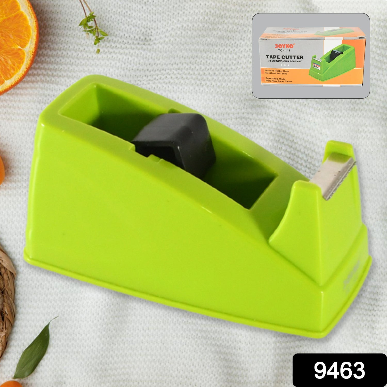 9463 Plastic Tape Dispenser Cutter for Home Office use, Tape Dispenser for Stationary, Tape Cutter Packaging Tape School Supplies (1 pc / 300 Gm) 9463 Plastic Tape Dispenser Cutter for Home Office use, Tape Dispenser for Stationary, Tape Cutter Packaging Tape School Supplies (1 pc / 300 Gm)